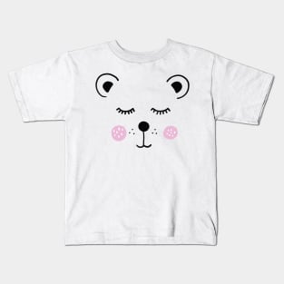 Cute bear illustration Kids T-Shirt